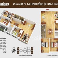 Bán Gấp Căn Hộ 3 Phòng Ngủ 130.4M2, Giá Bán 7.3 Tỷ, Full Nội Thất Đẹp Chỉ Việc Ở, Capital Garden