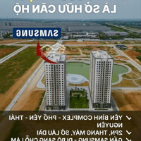 Chung Cư Thương Mại Đầu Tiên Tại Thành Phố Công Nghệ Yên Bình. Giá Rẻ Ngay Cạnh Samsung Thái Nguyên
