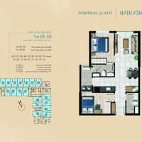 Bán Căn Hộ 2 Phòng Ngủ 2 Vệ Sinh 65M2 Tại The Gió Riverside, 2,7 Tỷ, Dĩ An, Bình Dương