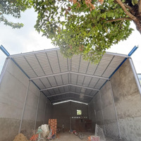 Cho Thuê Kho 275M2, Mặt Tiền 10M, Đường Xe Cont, Có Toilet, Bếp. Giá 20 Triệu/Tháng