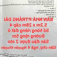 BÁN RẺ NHÀ TRẢNG DÀI GẦN CHỢ, SỔ HỒNG RIÊNG, ĐƯỜNG RỘNG 5m SÂN ĐẬU OTO