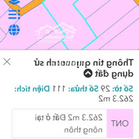Đất Thổ Cư Thuộc Khu Dân Cư Hiện Hữu Xã Phước Khánh, Nhơn Trạch, Đồng Nai