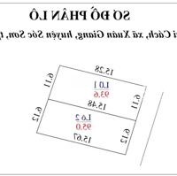 Bán Đất Tại Đường 131, Sóc Sơn, Hà Nội, 820 Triệu, 94 M2, Giá Ưu Đãi, Uy Tín