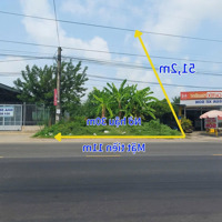 Đất Mặt Tiền Ql1A - Diện Tích Khủng Hơn 1000M- Nở Hậu 30M Ngay Trung Tâm Tp. Tân An Chỉ 12Tỷ150