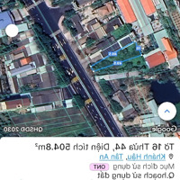 Đất Mặt Tiền Ql1A - Diện Tích Khủng Hơn 1000M- Nở Hậu 30M Ngay Trung Tâm Tp. Tân An Chỉ 12Tỷ150