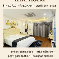 Bán Nhà Mặt Ngõ Kinh Doanh - Phố Bạch Mai -Hai Bà Trưng - 52M 6 Tầng - Thang Máy - Giá Bán 23,7 Tỷ