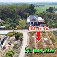 5x27 full thổ cư, đường nhựa, gần ủy ban. giá 580tr