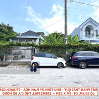 Đất Phan Thái Quý Mặt Tiền Đường 20M, Kế 4 Trường Học Phú Cường, Đầy Đủ Tiện Ích, 5X22M Full Thổ Cư