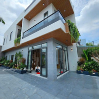 (18X8)142M2 Nhà Căn Góc 2Mặt Tiền 1 Trệt 1 Lầu Full Thổ Cư Xây Mới 100% Thiết Kế Biệt Thự Vườn 2025