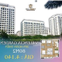 Căn Hộ Chung Cư Valencia Garden, Đức Giang, Long Biên, Hà Nội, 4,14 Tỷ, 80M2, Hot!
