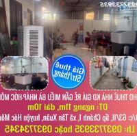 CHO THUÊ NHÀ KINH DOANH GIÁ RẺ GẦN MIẾU BÀ NHÁP-HÓC MÔN