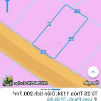 Chủ Gửi Bán 3 Lô Liền Kề Mặt Tiền Đường Nhựa 78A Long Phước - Tp Bà Rịa. Khu Dân Cư Gần Chợ Long