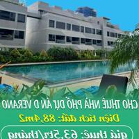 CHO THUÊ NHÀ PHỐ DỰ ÁN D VERANO, Đường NGUYỄN CƠ THẠCH, P. THỦ THIÊM, TP THỦ ĐỨC, 1 HẦM 4 TẦNG, DT ĐẤT 88.4M2, DT SÀN 361.4M2, 5PN, GIÁ TỐT