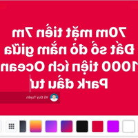 70M Mặt Tiền 7M Đất Sổ Đỏ Nằm Giữa 1000 Tiện Ích Vinhome Ocean Park Đầu Tư Tại Gia Lâm