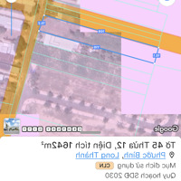 Phước Bình - Long Thànhdiện Tích1642M2 Sổ Riêng - Nằm Sát Chợ, Đường Nhựa 8M Giá 3. 5 Triệu/M2 Thương Lượng