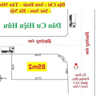 Bán Đất 85M2 Tại Xã Tân Minh, Sóc Sơn, Hà Nội, Giá Cực Chất 1,8 Tỷ