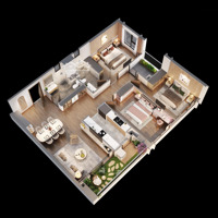 Hot! Chính Chủ Giảm Giá Cực Sâu Căn Hộ 108M2, 3 Phòng Ngủtại The Wisteria, View Liền Kề Nhật.