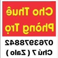 Phòng Cho Thuê Có Máy Lạnh 1. 5 Triệu Giờ Giấc Tự Do Miễn Phí : Nước, Wifi, Rác, Xe Máy