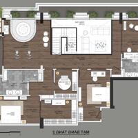  Duy nhất 4 căn Penthouse, Duplex tòa D''.Le Pont Dor 36 Hoàng Cầu Q.Đống Đa.
