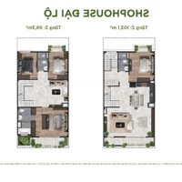 Shophouse Đại Lộ Âu Cơ Ngay Gần Chung Cư 120M2 Hướng Tây Nam