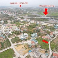Chính Chủ Bán Ô Đất Ngõ 4M Giá Bán 7. 5 Triệu Ngay Cạnh Nút Giao Cao Tốc