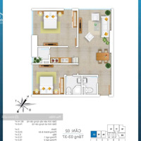 Chính Chủ Bán 2Pn-74,6M2 Cải Tạo Được Thành 3 Phòng Ngủrộng Rãi Chỉ 4,3 Tỷ. Chung Cư Có 4 Tầng Hầm Rộng.