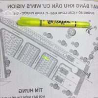 Bán Nền Đất Đường 1 Long Phước Ngay Kđt Vinhomes - 2,65 Tỷ/52M2