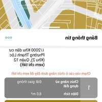 Bán Đất Tặng Biệt Thự Đẹp - Hà Huy Giáp, P. Thạnh Lộc, Quận 12 (1800M2) Full Thổ Cư - Giá Bán 75 Tỷ Tl