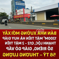 Bán Nhà Mặt Tiền Hà Huy Giáp Có Xưởng Mới 1200M², Q12 900M² Đất, 718M² Thổ Cư Giáp Gò Vấp