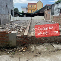 Bán Gấp Lô Đất Vuông Vắn 64M,Mặt Tiền4M, Gần Cầu Mai Lĩnh Giá Đầu Tư Chỉ 42 Triệu/M
