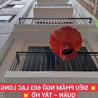 Hiếm- Tây Hồ- Ngõ 603 Lạc Long Quân- 7 tầng thang máy- Mặt tiền 4m- Sổ nở hậu- 8.75 tỷ
