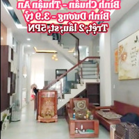 3.9 Tỷ Nhà Phố Kdc Phú Hồng Thịnh 8 - Đt743 - 68M - 4 Tầng - 5 Phòng Ngủ-Bình Chuẩn - Thuận An