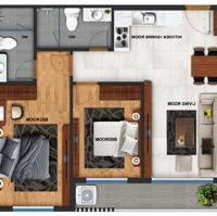  Bán Căn hộ Jamila Khang Điền – Nhà đẹp, giá tốt nhất: căn góc 2pn hướng đông nam.