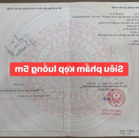 Siêu Phẩm 2 Mặt Tiền 3 Mặt Thoáng 96.3M2 Ngang 5.5M Kẹp Đường Kỹ Thuật 5M