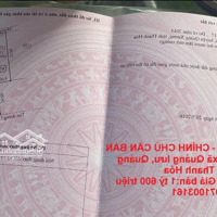 Đất Đẹp - Giá Tốt - Chính Chủ Cần Bán Gấp Lô Đất Tại Xã Quảng Lưu, Quảng Xương, Thanh Hóa