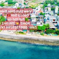 View trực Diện Biển Đảo Lý Sơn ️ Full thổ cư 90m2  25tr/m2 Zalo : 0867525286 (Vinh)