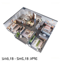 Bán Căn 3 Phòng Ngủthe Zenpark Gia Lâm, Full Đồ Nội Thất Cao Cấp, View Thoáng Mát, Bể Bơi 4 Mùa