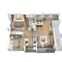 Bán Căn Góc, 2 Phòng Ngủ 2 Vệ Sinh 72M2, Full Nội Thất Giá Bán 5.3 Tỷ Sang Tên A-Á
