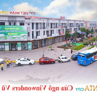 Bán Căn Góc Centa City 3 Mặt Tiền 92M² Đường 66M Giá 7,3X Tỷ - Cửa Ngõ Vinwonder Vũ Yên