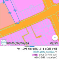 Bán Đất Mặt Tiền Phố Đi Bộ Nguyễn Tri Phương, Xuân An - 590,1M2, Giá Tốt