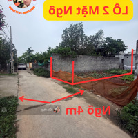 Bán Lô 2 Mặt Ngõ 55M2 Tại Xã Đại Yên, Chương Mỹ, Hà Nội, Giá Bán 2,29 Tỷ Đường Chạy Quanh Đất