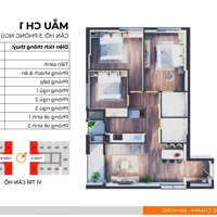 Bán Căn Góc 3 Ngủ Vuông Vắn Tại Hà Đông,The Charm,Chỉ 77 Triệu/M2,Cho Vay 70%,Ân Hạn Gốc Lãi 12 Tháng
