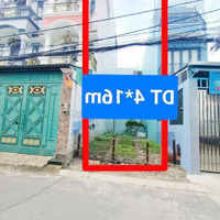 Chính Chủ Bán Đất 4X16M,Hẽm Xe Hơi7M, Hẻm 104 Quốc Lộ 13 Cũ, Cách Vạn Phúc 800M, Giá Bán 5.5 Tỷ