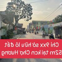 Chỉ 900tr có ngay lô 52m2 tại chợ Hương - Hưng Đạo - Dương Kinh