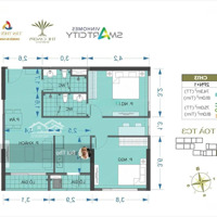 Chính Chủ Cần Bán Căn Hộ 2Pn+1 Diện Tích 75M Toà Tc3 The Canopy Vinhomes Smart City