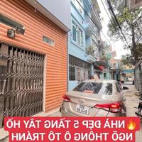 Tây Hồ- Ô tô- Ngõ thông- 5 tầng mới- 35m sổ vuông- 7 tỷ