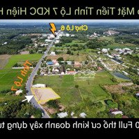 Bán Lô Đấtmặt Tiềntỉnh Lộ 7, Xã An Nhơn Tây , Củ Chi. Đất Cao Ráo Bằng Phẳng,Diện Tích150M2C Full Thổ