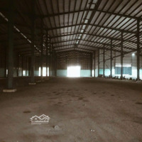 Cho Thuê Kho Xưởng Mặt Tiền Quốc Lộ 1A, Long An, Khuôn Viên : 1Ha, Xưởng: 5.000M2, Giá : 60K/M2