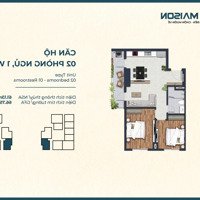 Còn 1 Căn 2Ty073 (Đã Vat+Pbt) Đầy Đủ Nội Thất 66.75M2. Vay 80% K Trả Gốc+Lãi 18Th, Nhận Nhà Q1/2025
