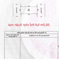 Bán Đất Tại Thị Trấn Xuân Mai, 3,5 Tỷ, 59 M2, Mặt Tiền 4,9M, Đường Vào 5,5M